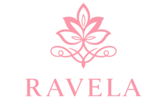 elegant pink floral logo design